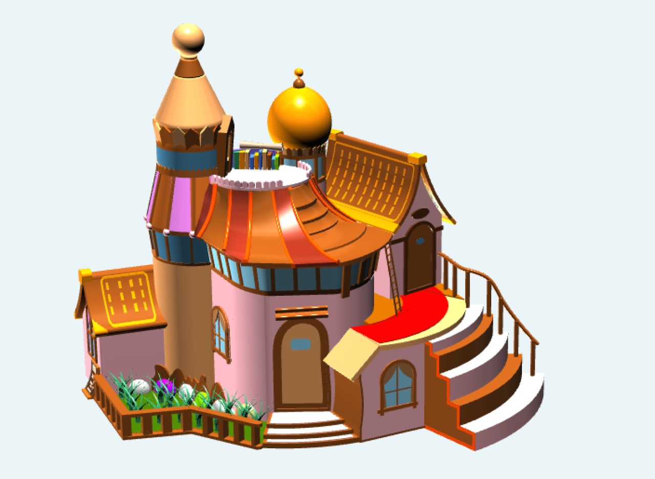 游戏建筑_3done