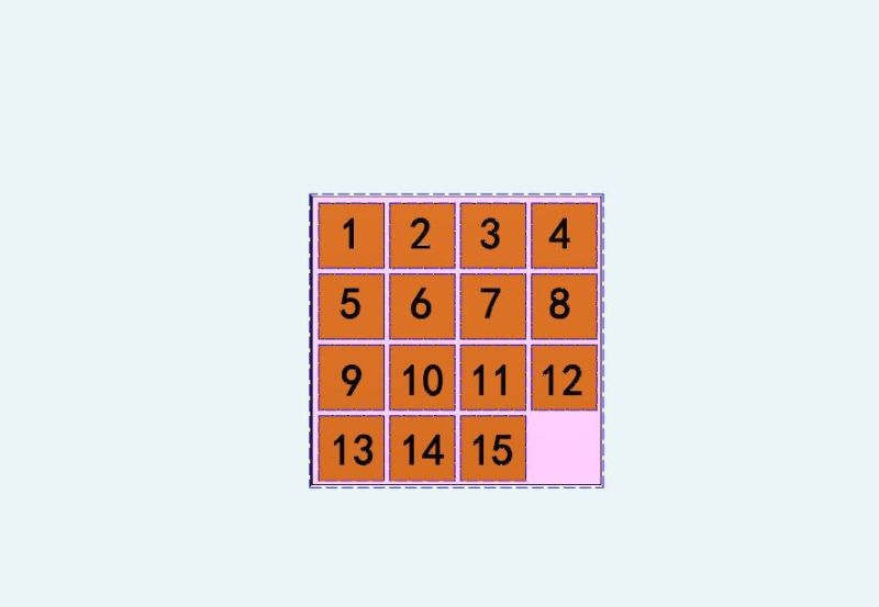 4×4式数字华容道